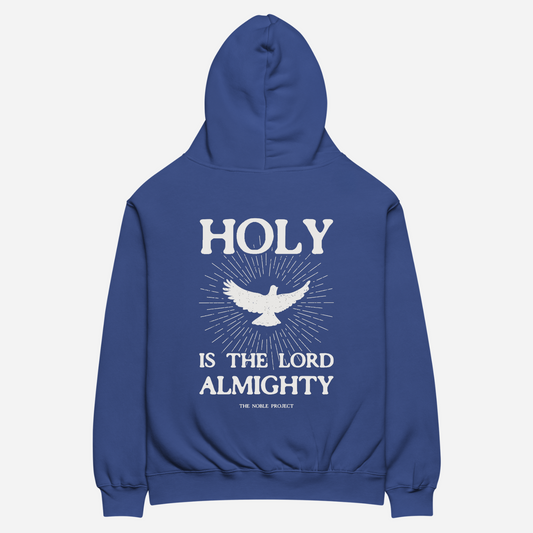 "Holy is the Lord" Cobalt Blue Hoodie