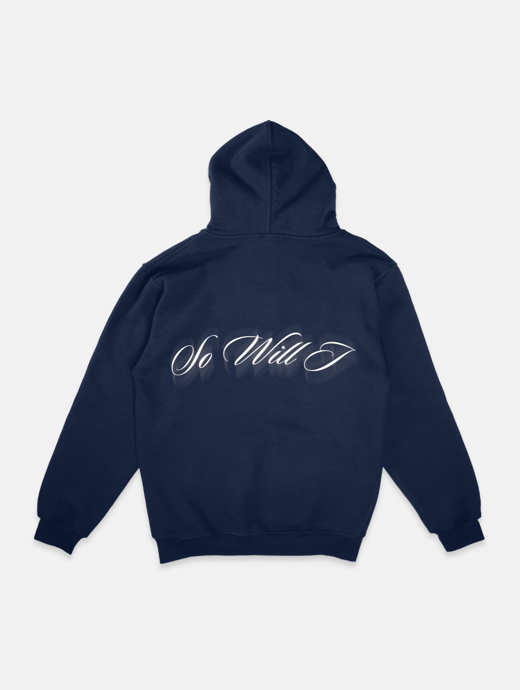 "So Will I" Navy Star Hoodie