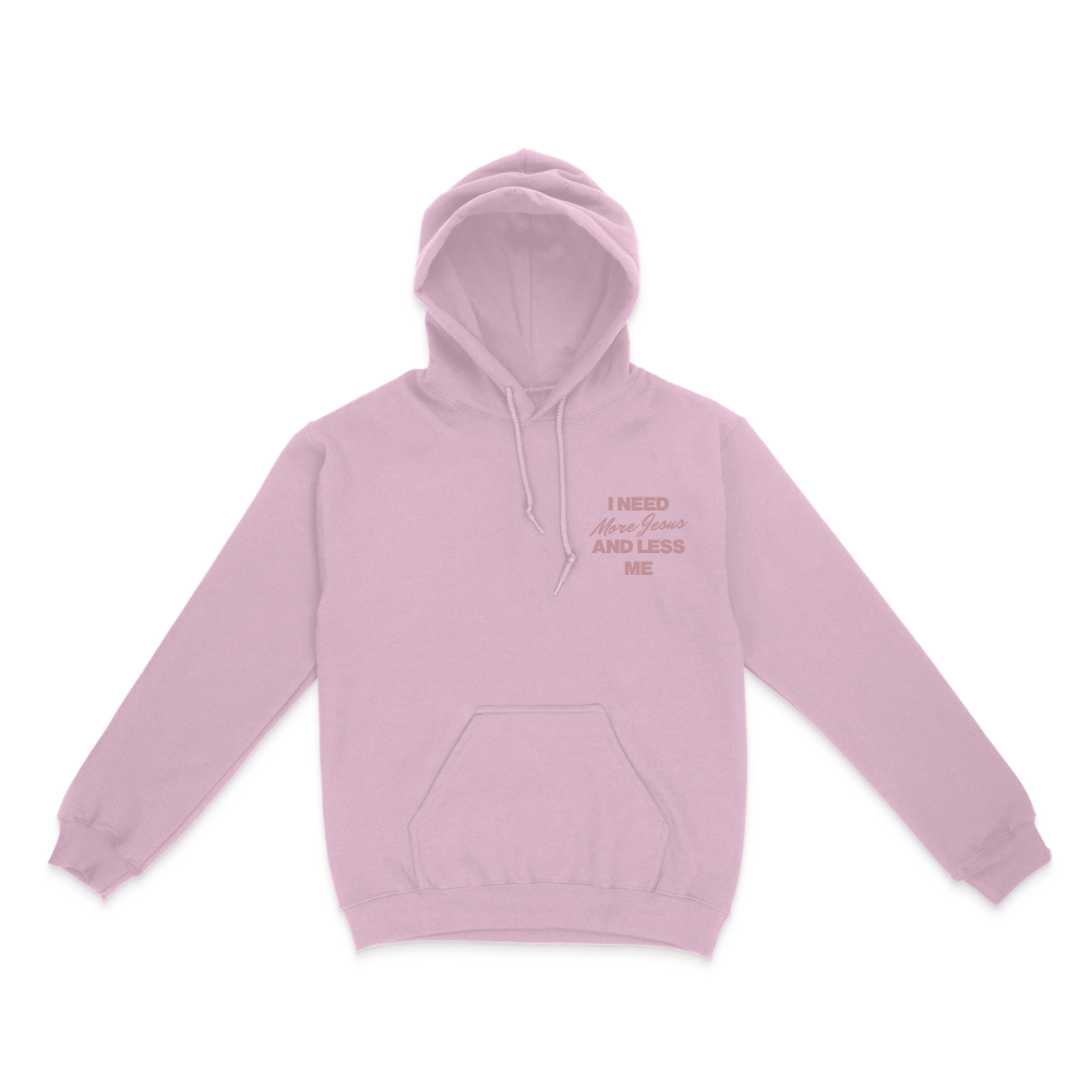 More Jesus Pink Hoodie