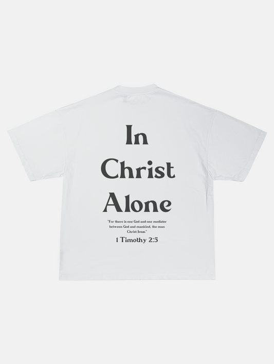 "In Christ Alone" White Tee