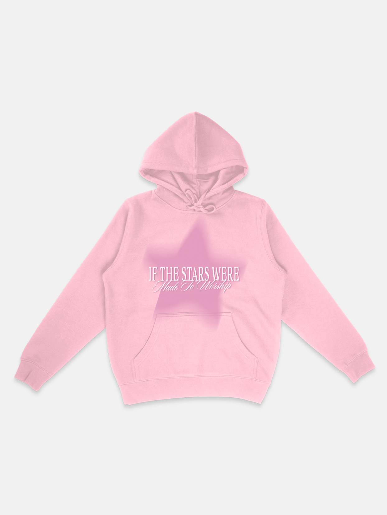 "So Will I" Pink Star Hoodie