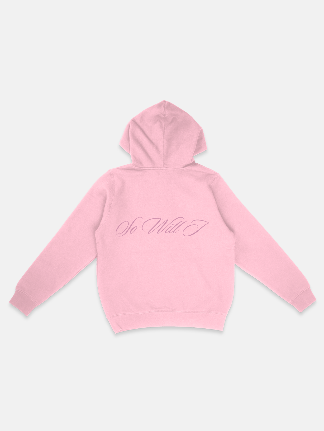 "So Will I" Pink Star Hoodie