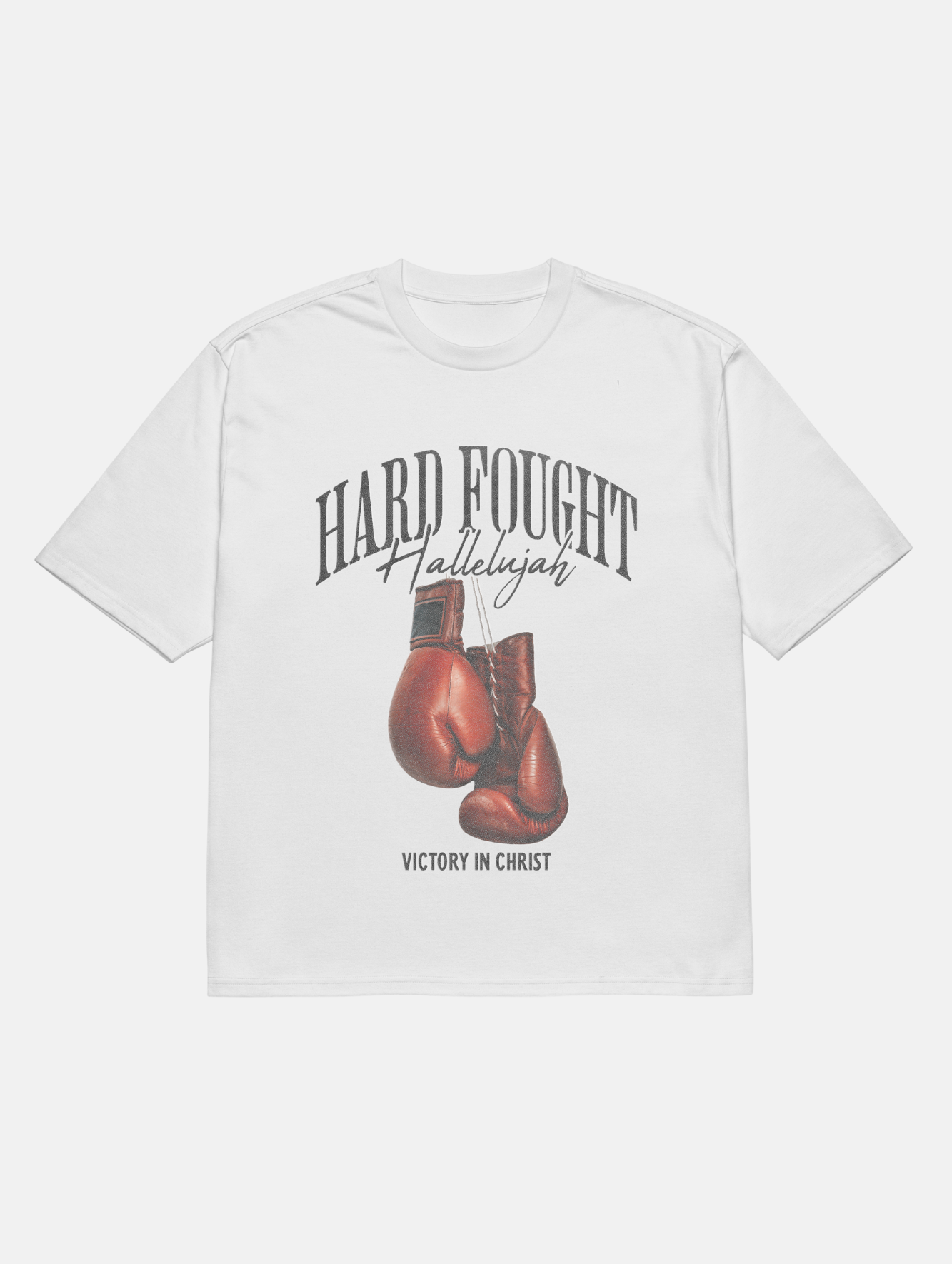 Hard Fought Hallelujah Oversized Heavyweight Tee